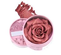 Flower Blush - 3D Rose Petal Blush, 3.5g Natural Fragrance Pigmented Highlighter Eyeshadow, Natural Fragrance Powder Finish, Silky Blend Texture Enhanced, Designed For Face Eyes Bridal Photography