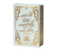 Flower Book Vase - Ceramic Book Shape Vessel, Vivid Room Ornament, Table Organizer Accent, Artistic Display Form, Natural Style Interior Decor Piece | For Dining Living Bedroom Bookstore Flower Store