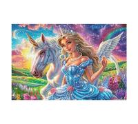 Flower Border Fairy 1000 Piece Pack DIY Jigsaw Puzzle Cute Pets Warm The Heart Collectors Cognitive Development Educational Decorative Puzzle Gifts for Adults Premium Cardboard 1000 PCS