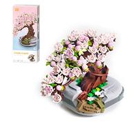Flower Bouquet Building Blocks, 426 Pieces Artificial Sakura Flowers Plants Building Kit, Creative DIY Project Botanical Collection Building Bricks Construction Set for Adults Home Decor (#1)