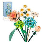 Flower Bouquet Building Sets, Artificial Flowers, Set for Adults, DIY Unique Decoration Home, Gift for Her and Him, 680 Pieces Botanical Collection (Not Compatible with Lego Set)