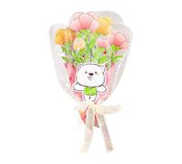 Flower Bouquet Card For Mother's Day - Floral Mother's Day Card Making Kits | Parent Child Bonding Art Materials For Mom Grandma Wife Aunt