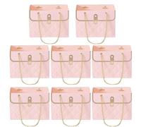 Flower Bouquet Gift Box - Waterproof Presentation Bag Set, Thick Reinforced Build, Modern Florist Packaging, Charming Gift Wrapping Aid | Uniquee Valentine’s Craft, Artistic Decorative Touch, Premium