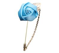 Flower Boutonniere for Men Various Occasion Corsage Pin for Wedding Ceremony and Proms Photography Accessories Silk Corsage Flower for Wedding