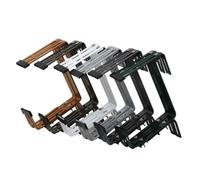 Flower box holder Braun 3-fold adjustable planters balcony TOP