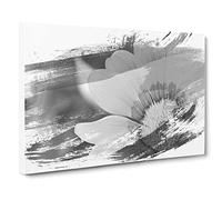 Flower Bright Yellow V1 Canvas Print | Gallery Wrapped 30mm Frame Wall Art | 30x20 inches | Ready to Hang | Modern Floral Picture | Living Room Bedroom Lounge Office