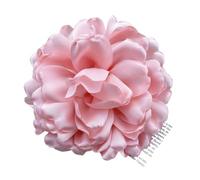 Flower Brooch 14CM Exaggerated Large Flower Heart Multi Layer Petals Hand Rolled Brooch