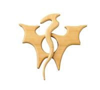 Flower Brooch Crystal Brooch Wooden Animal Pattern Cartoon Animal Shape Aesthetic Lapel Badge Pin Sweater Clip Shawl Pin Scarf ( 3) Rose for Women (A, 5cm)