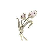 Flower Brooch Female Atmosphere Small Fresh Pin Button Cardigan Coat Elegant Autumn Accessories Tide Corsage