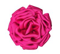 Flower Brooches for Women Hand-Crafted 160mm Large Silk Satin Rose Floral Brooch Pin for Weddings Party Dress Jackets Mother of the Bride Gifts (Rose Red)