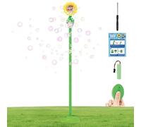 Flower Bubble Blower | Toddler Bubble Blowing Machine - Outdoor Beach Toy Sunflower Shape for Kids School Carnivals Patio Retail Store Owners Park Party Planners Wedding Garden