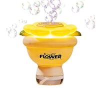 Flower Bubble Machine | Portable Outdoor Toys | Automatic Bubble Maker - for Picnic Park Pool Party Vacation Travel Camping Wedding