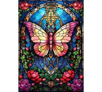 Flower Butterfly Jigsaw Puzzles for Adults 700 Pieces Educational Toys Challenging Game 700 Piece Puzzles for Adults for The Whole for Women Gifts for Men