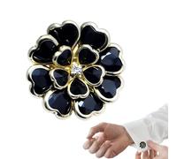 Flower Buttons For Women | Decorative Metal Flower Shaped Button Buckle DIY Luxury Vintage | Button Suit Shirt | For Grandmother Woman Wife Daughter Girlfriend