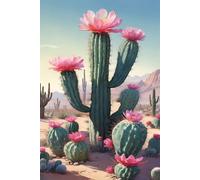 Flower Cactus 300 Piece Jigsaw Puzzles for Adults, Challenging and Brainteasing, Difficult Puzzles, Puzzle 300 Pieces
