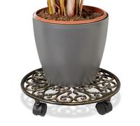 Flower caddy Plant Trolley Garden Transporter Weatherproof Antique Design