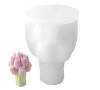 Flower Candle Mold 3D Flower Silicone Mold for Candles Making Bouquet DIY Crafting for Wax Resin Soap Decorative Home Ornament Style 1