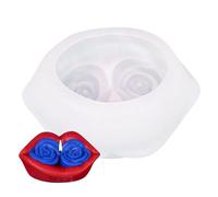 Flower Candle Silicone Mold, Aromatherapy Gypsum Candle Making Molds, Hand Craft Moulds for Mother's Day Valentine's Day Marriage Proposal