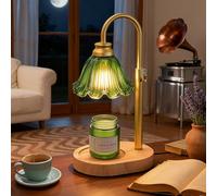 Flower Candle Warmer Lamp with Timer & 4-Level Dimmer, Adjustable Height