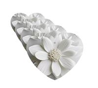 Flower Car Air Freshener Cards for Women Men 4 Pack Cute Car Accessories Long Lasting Scent Car Diffuser Hanging Auto Aromatherapy Tablets Car Fresheners Gifts