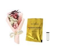 Flower Car Air Freshener Vent Clip Pink with Aromatherapy Tablet | Immortal Flower and Iron Build, Adorable Dried Bouquet Shape, Clips to Automotive Vent, Won’t Scratch