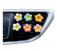 Flower Car Vent Clip Air Conditioning Outlet Clip Auto Air Freshener Clips Perfume Diffuser Car Interior Decor Charm Dashboard Accessories for Women Men 6pcs