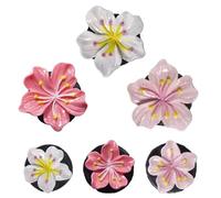 Flower Car Vent Clip Air Conditioning Outlet Clip Auto Air Freshener Clips Perfume Diffuser Car Interior Decor Charm Dashboard Accessories for Women Men 6pcs