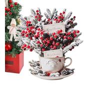 Flower Card with Envelope 3D Pop out Bouquet Teacup Postcard | Christmas Get Well Love Cards for Men Women Sister Home Office Travel Mother's Day Thanksgiving B