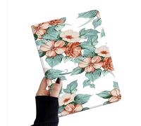 Flower Case Compatible with iPad A16 11"/ iPad 10th Generation 10.9 inch 2022 Case Flower Pattern Floral Illustration Cover with Pencil Holder,Color 9