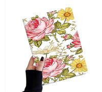 Flower Case Compatible with iPad A16 11"/ iPad 10th Generation 10.9 inch 2022 Case Flower Pattern Floral Illustration Cover with Pencil Holder,Color 8