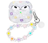 Flower Case for Airpods 3 Lovely Floral Aesthetic Cover Compatible with Air Pods 3rd Generation (2021) Shell for Girls