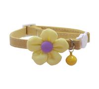 Flower Cat Collar,Kitten Necklace | Daisy Style Cat Collar With Quick Release Buckle | Flower Pattern Pet | Flower Cute Adjustable Collar With Bell For Cat Puppy Pet Daily Decoration Accessory