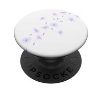 Flower Cell Phone Grip Pop Out Holder,Light Purple Dandelion PopSockets Adhesive PopGrip