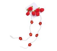 Flower Chain Hair Clip, Girls Barrettes Set, Elegant Hair Clip with Sturdy Feature, Braid Accessory for Teens and Ladies, Ornament with Chic Design, Accessory for Costume and Commuting