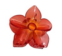 Flower Claw Clips for Hair, Flower Hair Clip, Clear Thick Hair Clip for Holiday by the Sea, Hair Pin for Seaside Holidays, Pool Activities, Hair Clip for Various Costumes