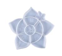 Flower Clock Epoxy Resin Molds Make Cake Dessert Ice Cream Candy Soap Irregular Flower Clock Slip Resistance Silicone for Epoxy Resin Baking