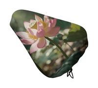Flower Close-Up Bike Seat Rain Cover Waterproof Dustproof Bikes Saddle Cushion Soft Bicycle Seat Pad Covers with Drawstring for Men Women