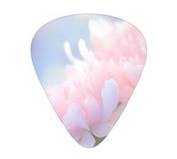 Flower close-up Patterned guitar picks - (thin/medium/thick) free to choose, suitable for all kinds of string instruments,