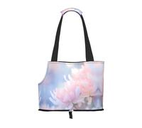 Flower Close-up Printed pet Shoulder Bag - Foldable Design, Small cat and Dog Travel Bag