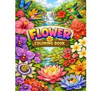 Flower Coloring Book