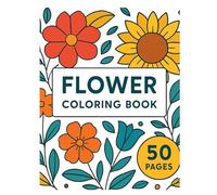 Flower Coloring Book