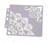 Flower Corner Stencils Template Painting Scrapbooking Embossing Stamping Album C Painting Stencil Set Stencils for Kids Trees for Craft Christmas Scrapbooking Embossing Photo