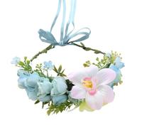 Flower Crown for Hair, Wedding Floral Garland Wreath Flower Headband Floral Garland Headbands Boho Headband Hairstyle Women Girl for Wedding, Ceremony, Party, Festival
