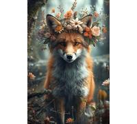 Flower Crown Red Fox Journal: A Cozy Cottagecore Woodland Animal Notebook with Lined Pages for Slow Living, Writers, and Nature Lovers