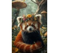 Flower Crown Red Panda Journal: A Whimsical Woodland Animal Nature Notebook with Lined Pages for Creative Writing Gifts, Cottagecore Lovers, Gratitude Journaling, and Cozy Slow Living Reflection