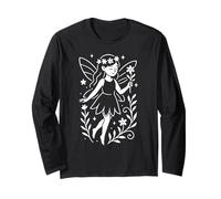 Flower-Crowned Fairy with Blossom Long Sleeve T-Shirt