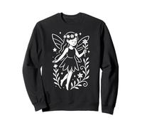 Flower-Crowned Fairy with Blossom Sweatshirt
