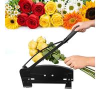 Flower Cutter,14” Steel Sharp Blade, Heavy Duty Fresh Flower Stem Cutter with Safety Lock,Table Mounted Cutting Machine Florist Supplies,Flower Arrangement Tool for Florists, Farmer,Gardeners