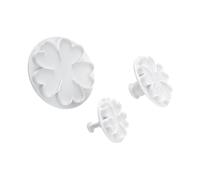 Flower Cutters -Set of 3, White