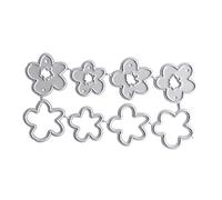 Flower Cutting Dies Carbon Steel Die Cut Templates Decorative Embossing Paper Die for Card Making Scrapbooking Bookmarks Flower Cutting Dies for Card Making